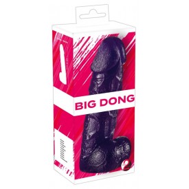 Фиолетовый фаллоимитатор Big Dong - 19 см.